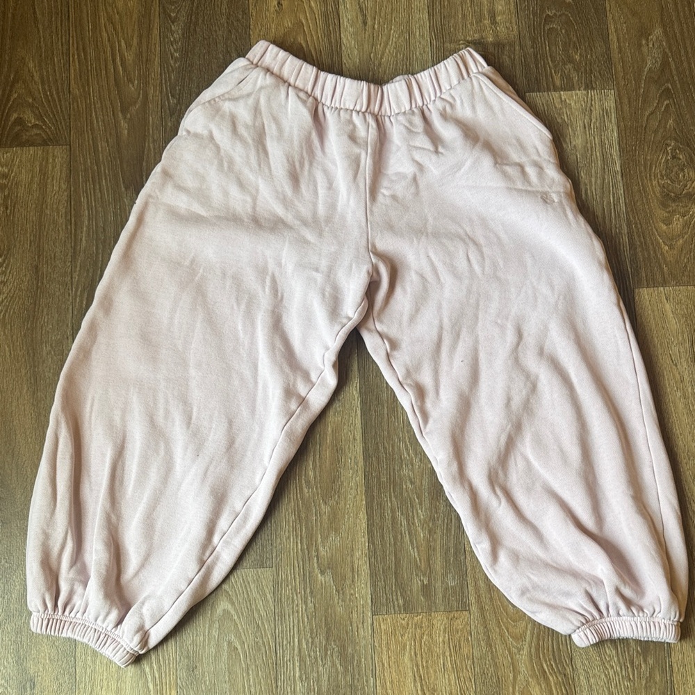 Pink Jogger Pants color light pink